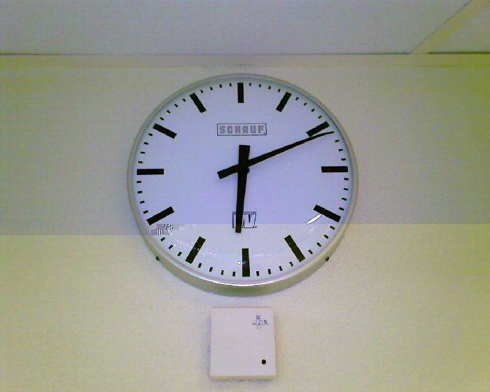 Dies ist die Uhr.