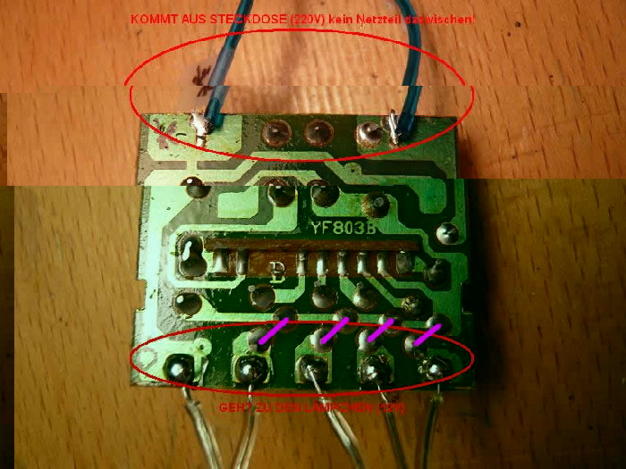 Lichterkettenmod für dauerhaftes Leuchten
