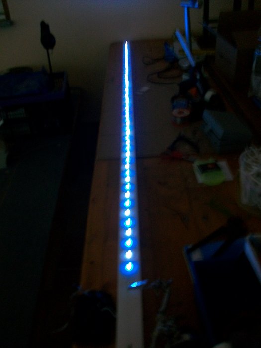 Zu, alle Leds angeschaltet.