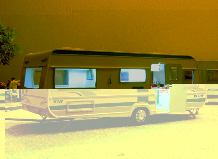 Der Wagen im Dämmerlicht