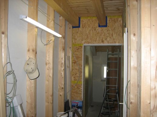 Blick auf Schiebetür