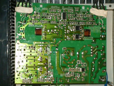 Platine von "hinten"