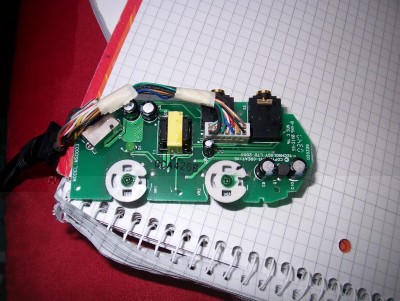 Die platine mit der LED drauf