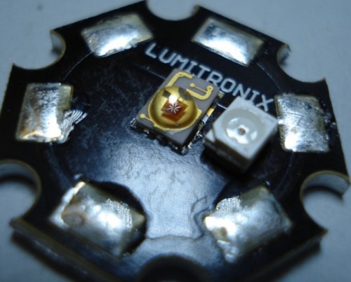 Rebel Rot man beachte das Lumi-Logo auf dem Chip ;-)